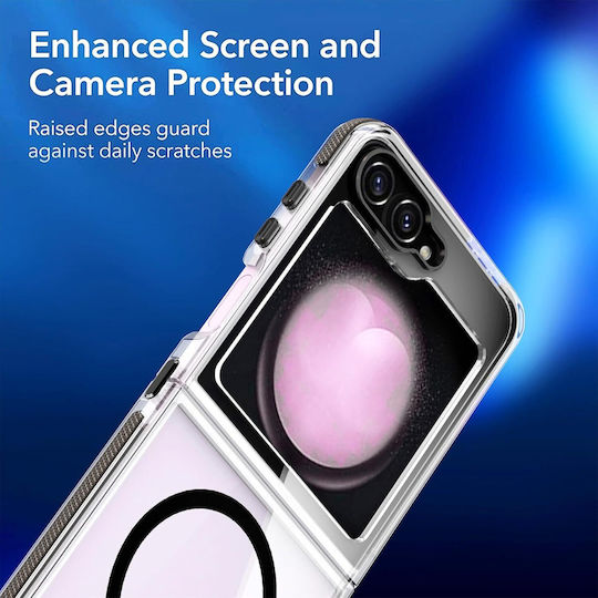 Orso Crystal Rückseite Umschlag Silikon Transparent (Galaxy Z Flip)