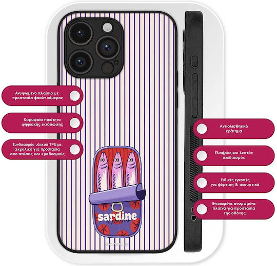 Θήκη Sonique Stripe Stories Series Apple Iphone 12 Pro Sardine