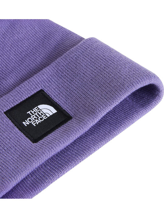Dock Worker Recycled Beanie Men's Knitted Beanie in Purple