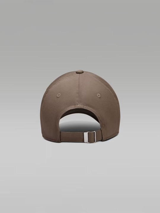 Jordan Club Неструктурирана шапка с извита козирка Strapback Hq1963 232 Кафява