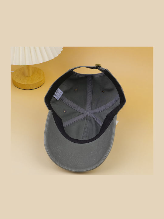 Jockey Cap Cotton Grey