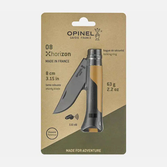 Opinel Νο8 Σουγιάς Μαύρος