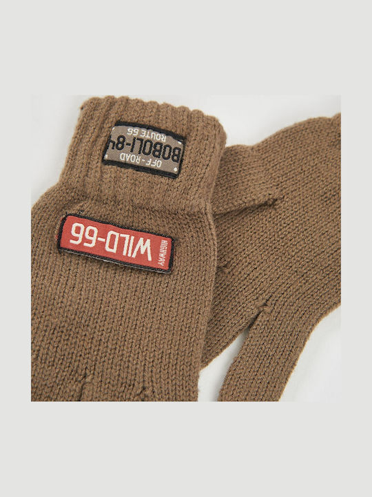 Kinderhandschuhe Gestrickt Braun