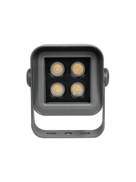 GloboStar Σποτ Δαπέδου LED 8W με Θερμό Λευκό Φως IP65 Λευκό