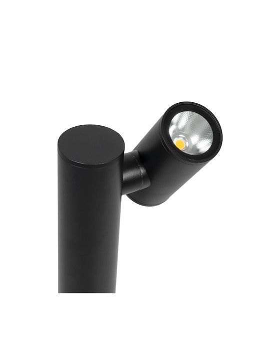 GloboStar Outdoor Small Post LED Floor Lamp 12W With Warm White Light IP65 White