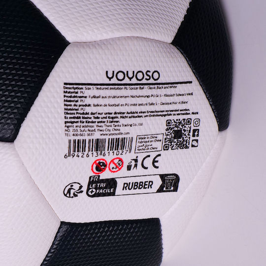 Kids Black Football Ball