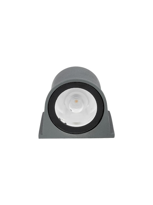 GloboStar Спот Стояща Лампа LED 3W с Топло Бяла Светлина IP65 Бяла