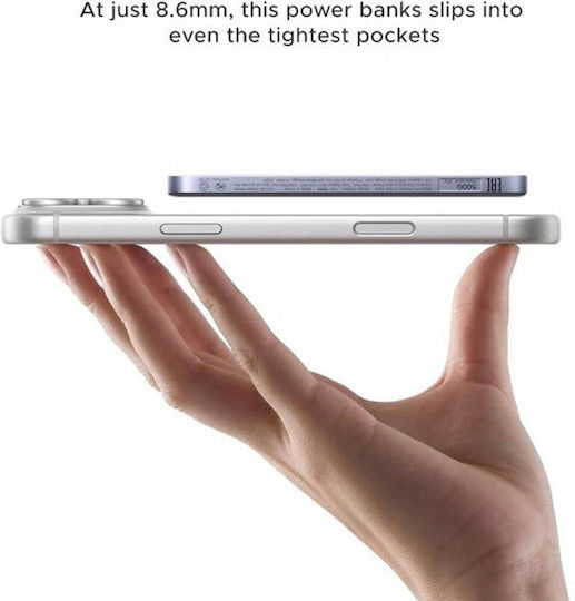 Ugreen PB580 MagSafe Power Bank 5000mAh 15W Ladeleistung Power Delivery Grau