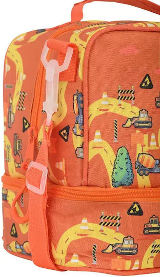 Estia Save The Aegean School Insulated Handheld Lunch Bag 6 Litre Orange