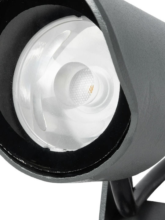 GloboStar Στεγανό Φωτιστικό Led Καρφωτό Θερμό Λευκό GLB-103-0026