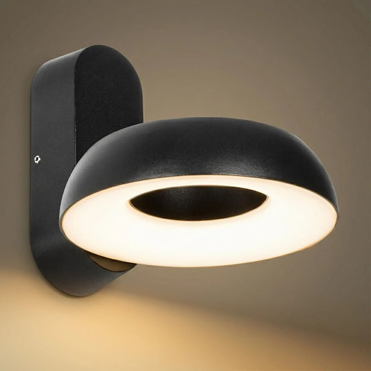 GloboStar Στεγανό Επιτοίχιο Εξωτερικό Φωτιστικό LED 12W 2700K 16x20x15εκ. GloboStar Στεγανό Επιτοίχιο Εξωτερικό Φωτιστικό LED 12W 2700K 16x20x15εκ.