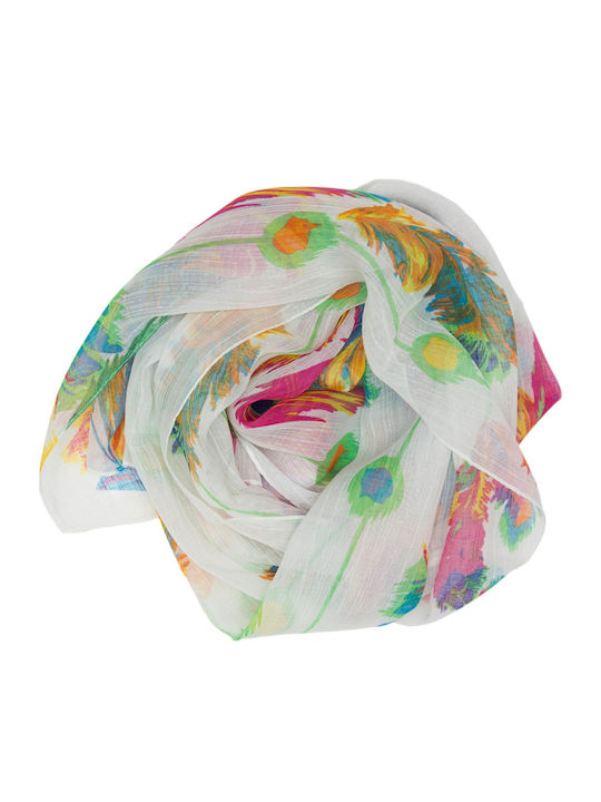 ButicCochet Damen Mehrfarbiges Seidenschal