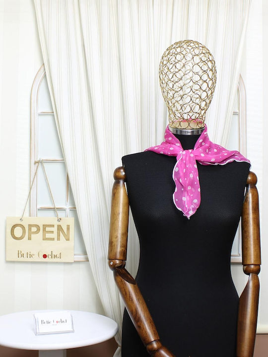 ButicCochet Şal Mătase Fuchsia Pentru Femei