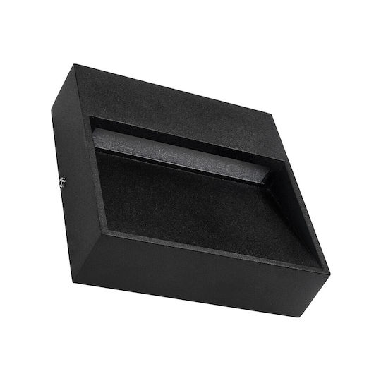 GloboStar Стенен Външен Осветителен Уред LED IP65 3W с Топла Бяла Светлина 11.5x3x11.5см.
