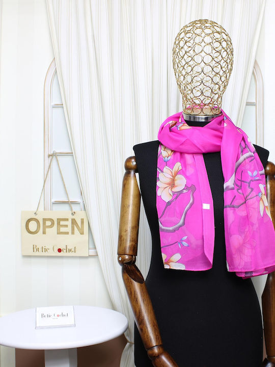 ButicCochet Şal Pentru Femei Fuchsia