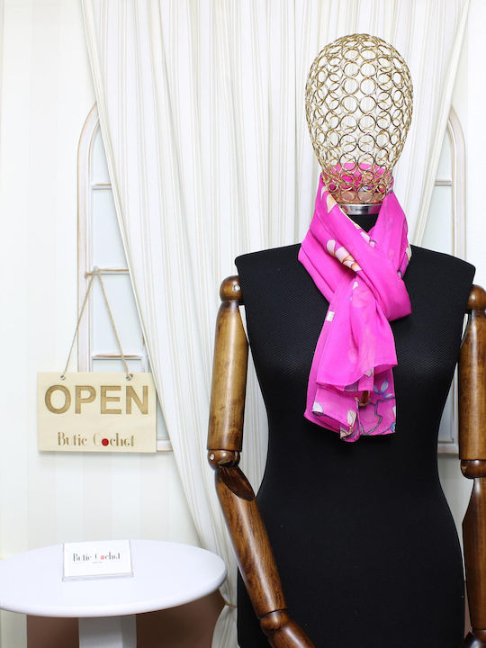 ButicCochet Şal Pentru Femei Fuchsia