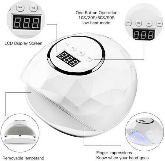 SPV Nagellack Aushärtungslampe UV/LED 86W