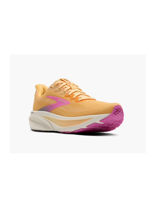 Brooks Ghost 17 Pantofi sport pentru femei Training Caisă / Gri / Roz