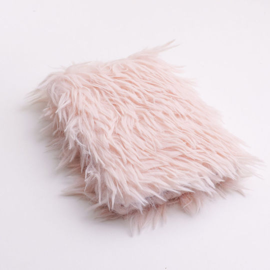 Pink Fuzzy Notebook A6 80 Sheets Pink