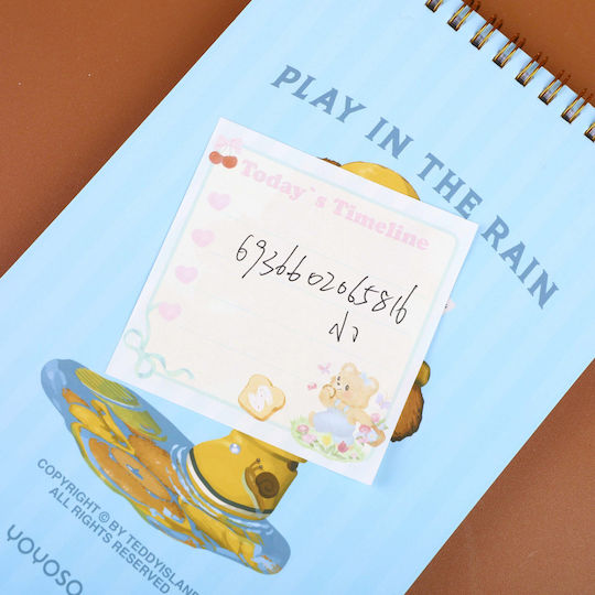 Teddy Island Set 50 A5 Multicolour Notebooks