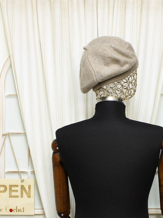 ButicCochet Women's Wool Beret Beige