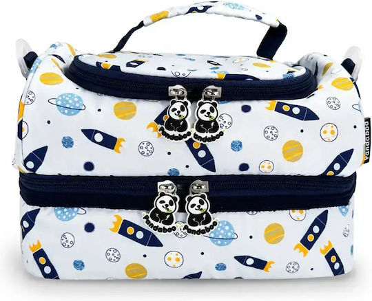 Pandaboo School Insulated Handheld Lunch Bag 0.85 Litre Space Set with 600ml Bottle