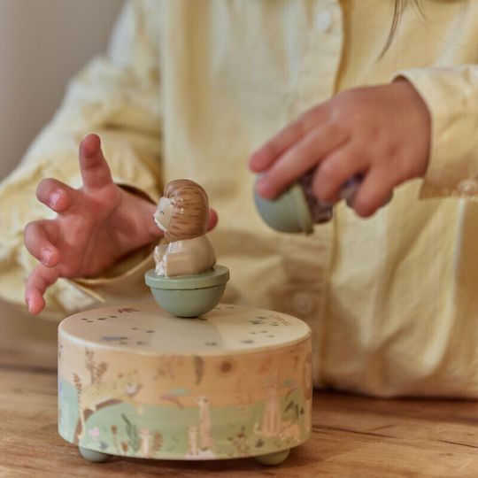 Little Dutch Baby Wooden Toy with Music and Sounds for 12+ Months