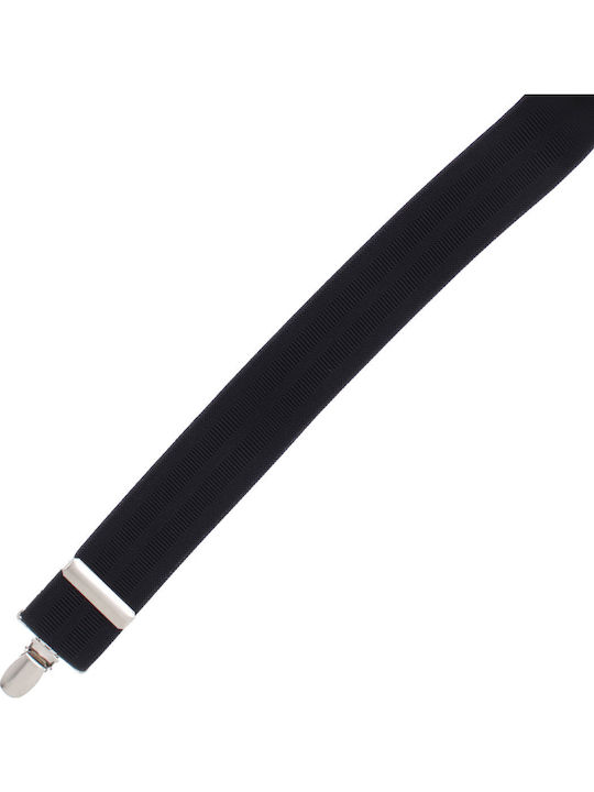 Breteli Unisex Adulți ButicCochet Din Material Sintetic Elastic 35 Mm Model Tip X Negru Br527
