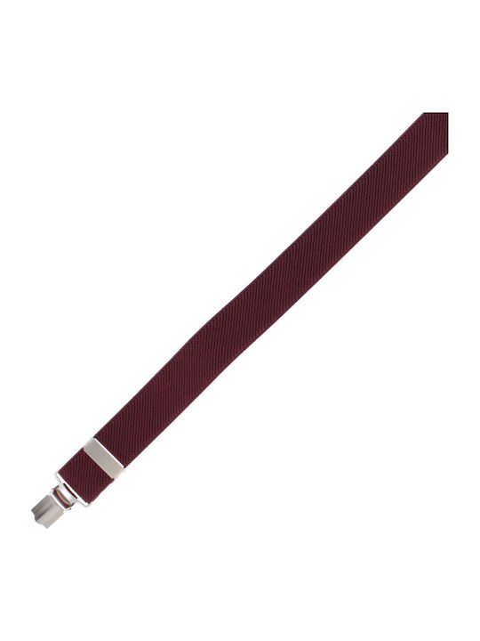Breteli Elastice Unisex Adulți ButicCochet Din Material Sintetic 25 Mm Burgundia Br515
