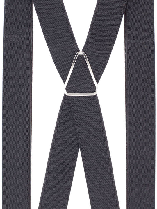 Breteli Unisex Adulți ButicCochet Din Material Sintetic Elastic 25 Mm Gri Br518