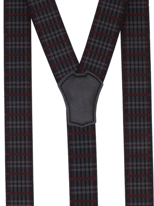 Breteli Elastice Unisex Adulți ButicCochet Din Material Sintetic 35 Mm Model Tipărit X Gri Br524