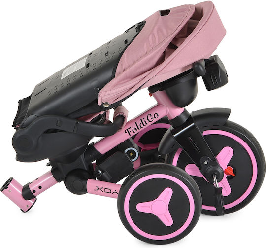 Byox Foldable & Convertible Pink Tricycle Bike