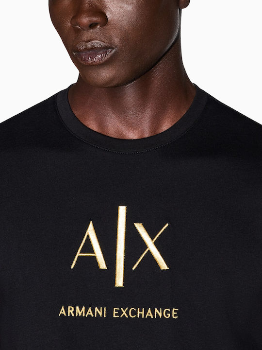 Armani Exchange Тениска Черна