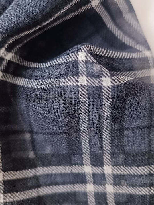 Long Sleeve Women's Shirt Black Checked