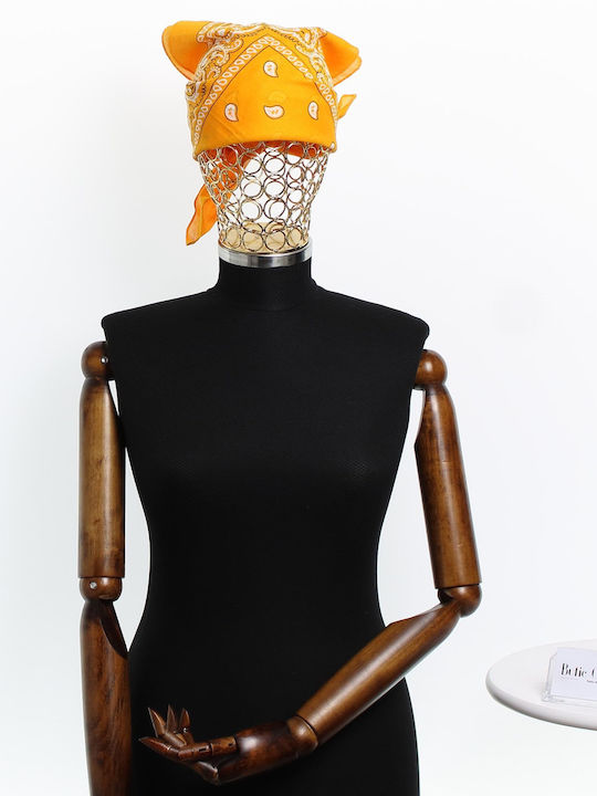 Men's Orange Foulard
