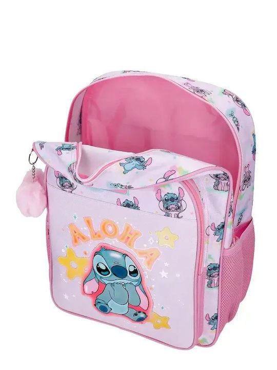 Pandaboo Schulranzen Schulter mit Flaschenhalter Stitch 15,6l 30 x 13 x 40cm