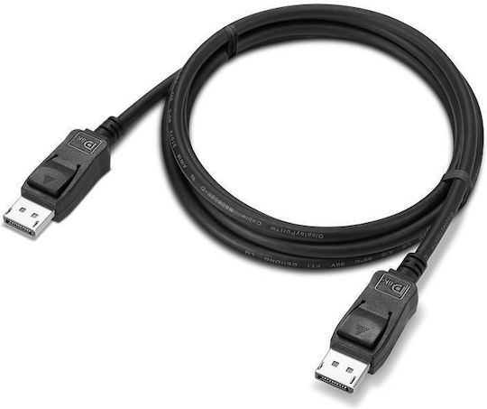 Lenovo Displayport To Displayport 1.4 Cable 1.8m Black