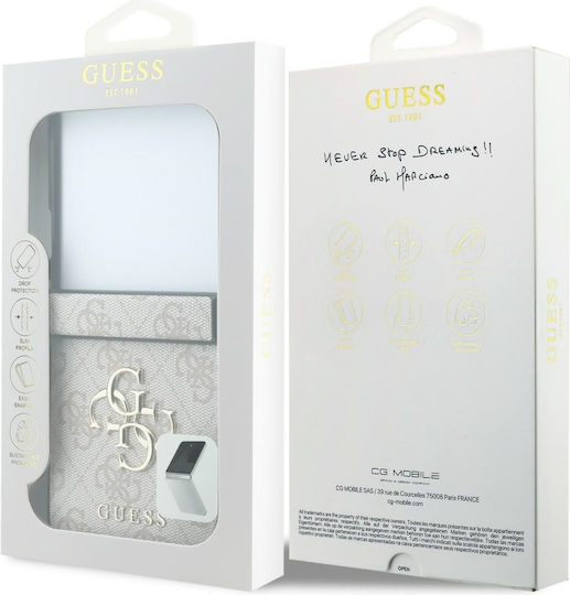 Guess Книга Пластмаса / Силикон Розов (Galaxy Z Flip)