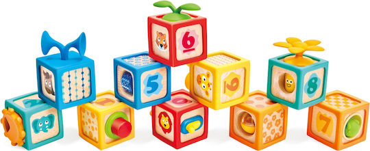 Hape Hape Baby Aktivitätsspielzeug Stapeln Spielzeug aus Holz für 12+ Monate