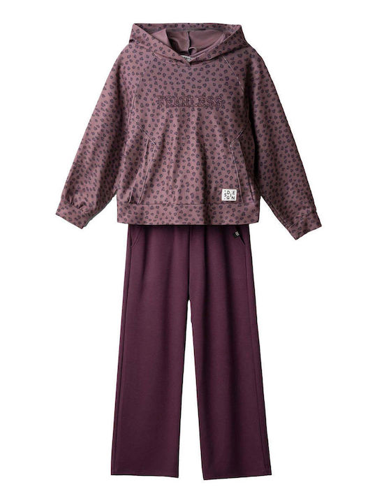 Kinder Sweatpants Set - Jogginganzug Kirschrot 2 Stück