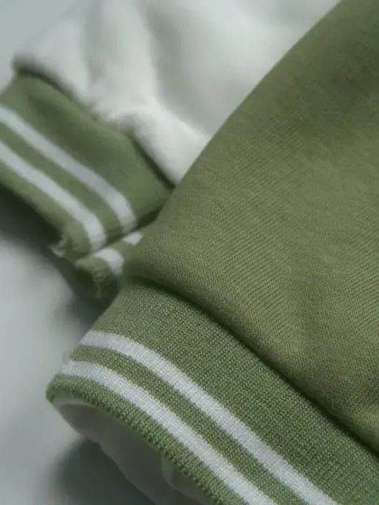 Kids Tracksuits Olive Green 3 Pieces