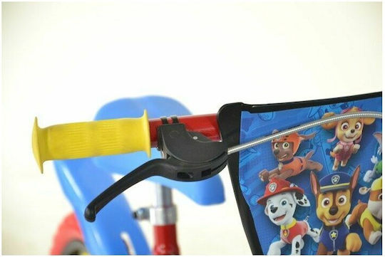 Dino Paw Patrol 12" Bicicletă pentru copii BMX Roșu