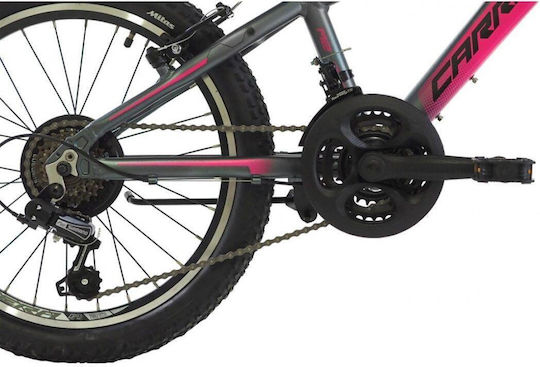 Carrera M2 1000 20" Bicicletă pentru copii Biciclete de munte cu Cadru din Aluminiu (2023) Roz