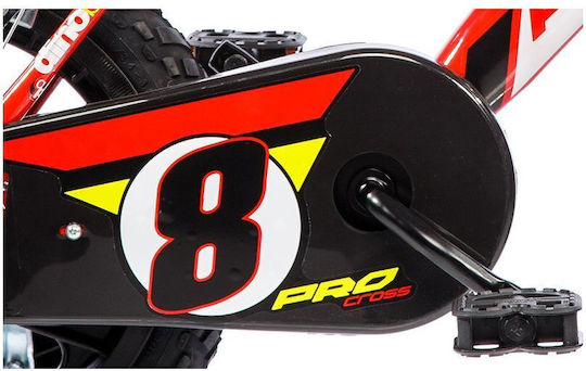 Dino Bikes Pro Cross 14" Kinder Fahrrad BMX Rot