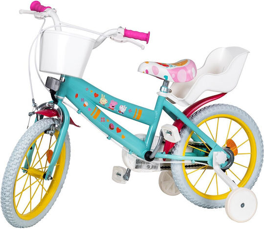 Toimsa Peppa Pig 16" Bicicletă pentru copii de Oras Verde