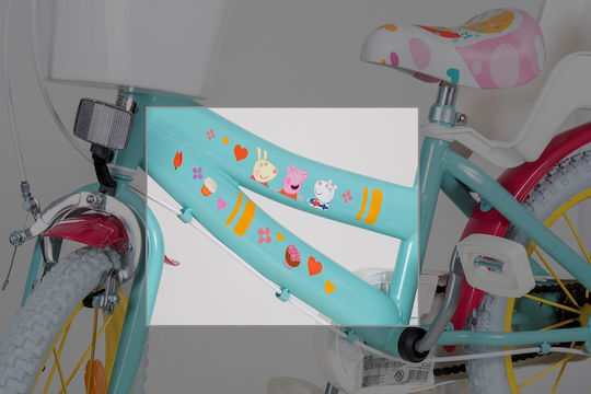 Toimsa Peppa Pig 16" Bicicletă pentru copii de Oras Verde