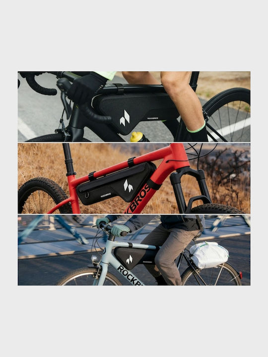 Rockbros Fahrradtasche Rahmen 1.9l Schwarz
