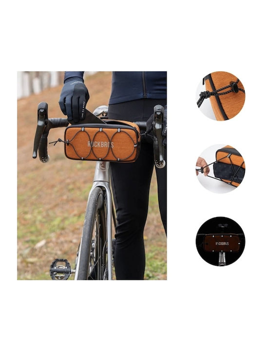 Rockbros Road To Sky Geantă pentru ghidon de bicicletă 1.9lt Portocalie