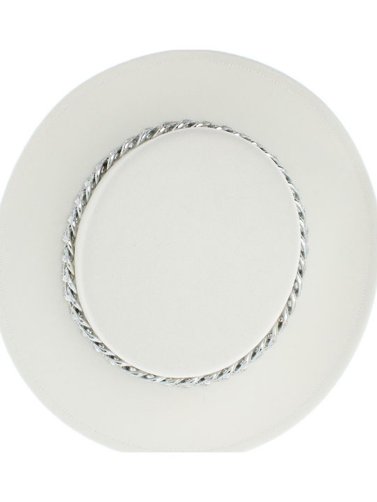 ButicCochet Fabric Women's Hat White
