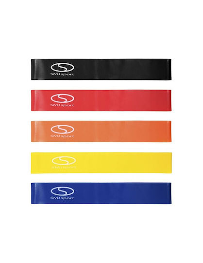 SMJ Sport Mini-Band Set 5 Stück Mehrfarbig 0,05 m